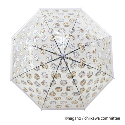 Chiikawa 吉伊卡哇｜角色可爱图案长柄透明伞｜伞骨58cm