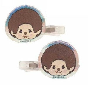 Monchhichi｜Acrylic Hair Clip Set｜H4 x W5.5 x D2cm approx.
