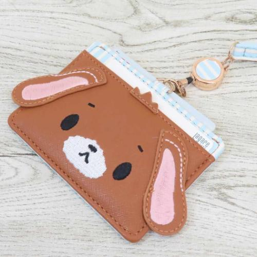 Sanrio｜Pass Case with Retractable Reel｜8 x 11 x 1cm approx.