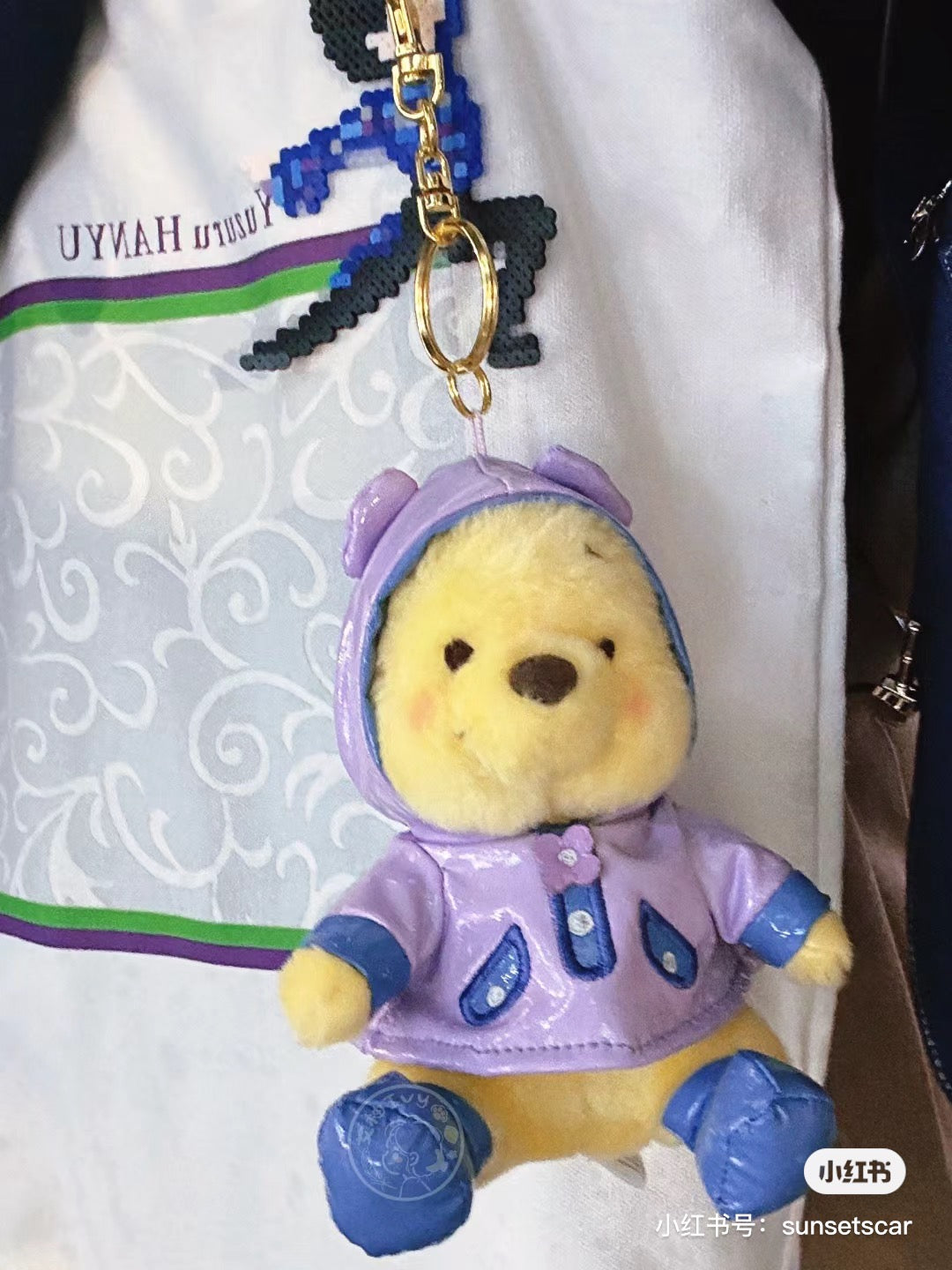 Disney迪士尼｜雨衣系列挂件/帽帽可脱｜高約 24cm