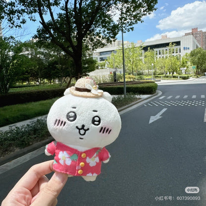 Chiikawa 吉伊卡哇｜Traveling Petite Mini Mascot观光旅行系列毛绒玩偶挂件/包挂｜约H150×W55×D80mm