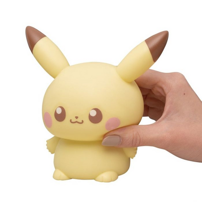 Pikachu皮卡丘｜Takara Tomy Pokemon-Pokepeace Puni Kyun Light 宝可梦软软捏捏多段变光皮卡丘小夜灯｜约15 x 15 x 10cm