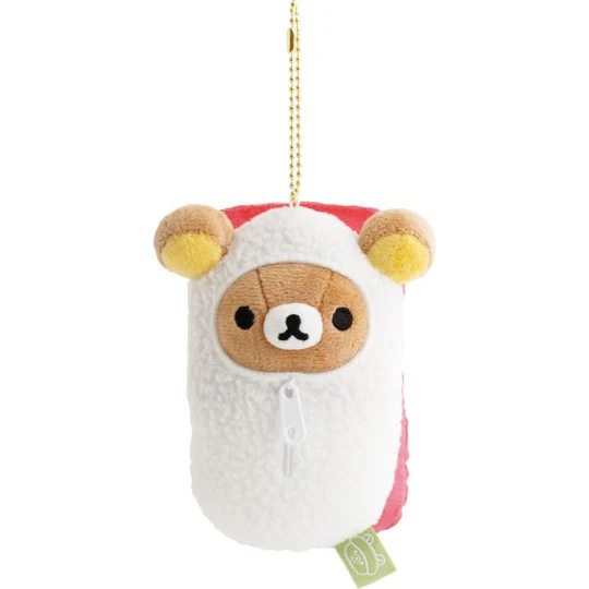 Rilakkuma｜Anytime Sushi Hand Roll Sushi Mascot Holder /Plush Keychain｜130×90×55mm approx.