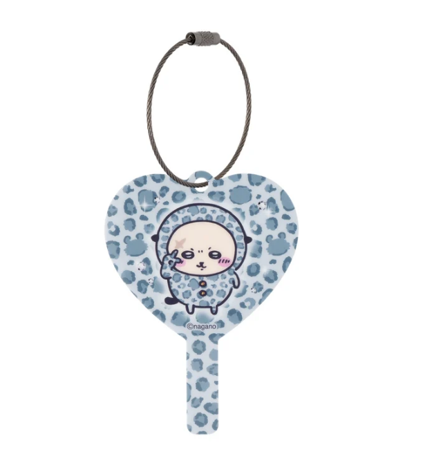 chiikawa｜Sweatshirt Style Leopard Mini Mirror Keychain mystery bag/blind box/All 8 types｜1pc