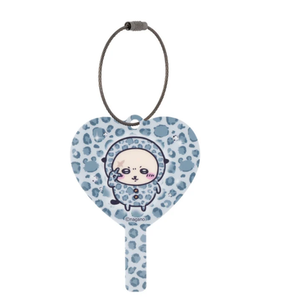 chiikawa｜Sweatshirt Style Leopard Mini Mirror Keychain mystery bag/blind box/All 8 types｜1pc