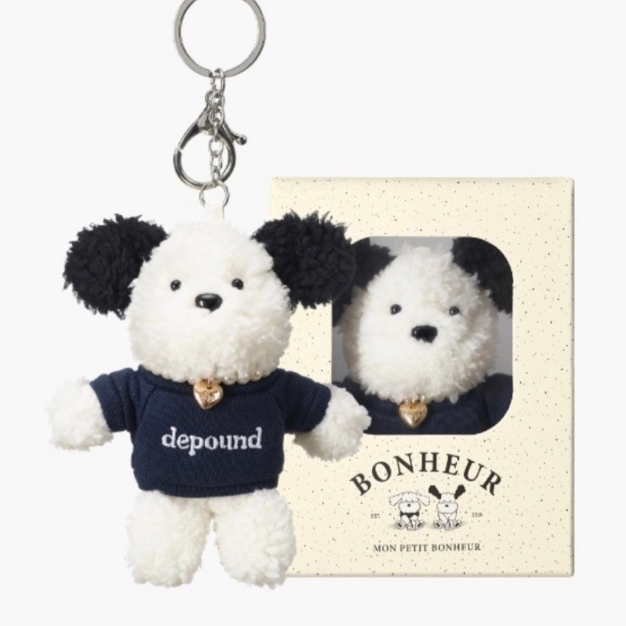 Depound｜8周年限定可爱软趴趴卷毛挂件/包挂/金爱心项链/带礼物包装盒/送礼首选