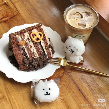 【limit 1】Nagano｜Minimimi Osuwari (Joke Bear/Egao)Mascot Hand-held Plush Toy｜H70×W60×D40mm approx.