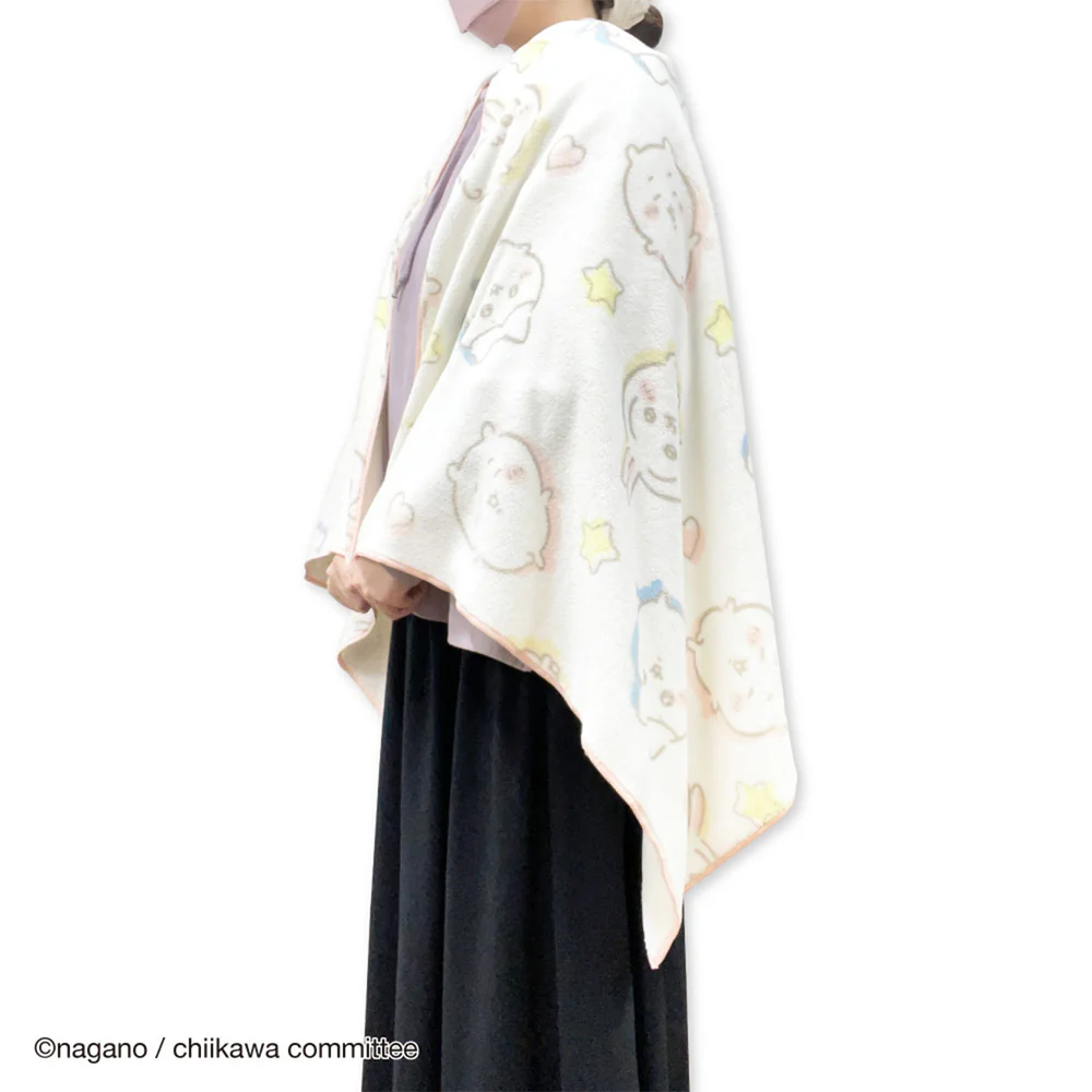 Chiikawa 吉伊卡哇｜速干三小只印花大浴巾｜约H750×W1500mm