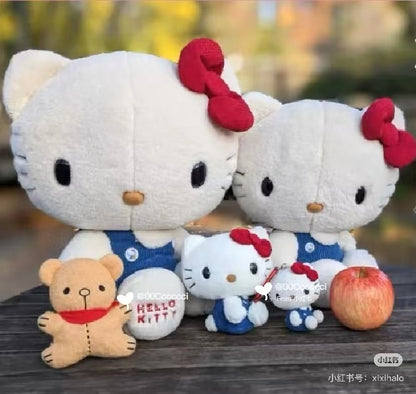 HelloKitty｜Classic Carabiner Mascot Holder /Plush Keychain｜7.5×5×9cm approx.