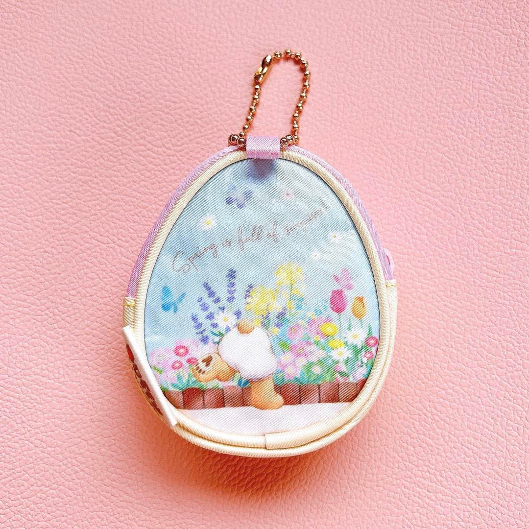 Disney迪士尼｜2024东迪春日复活节限定零钱包3只组/正反不同图案｜約幅8×奥行3×高さ10cm