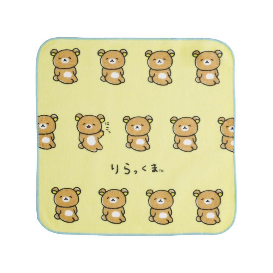 Rilakkuma｜Warm and Relaxed Mini Towel｜250×250mm approx.