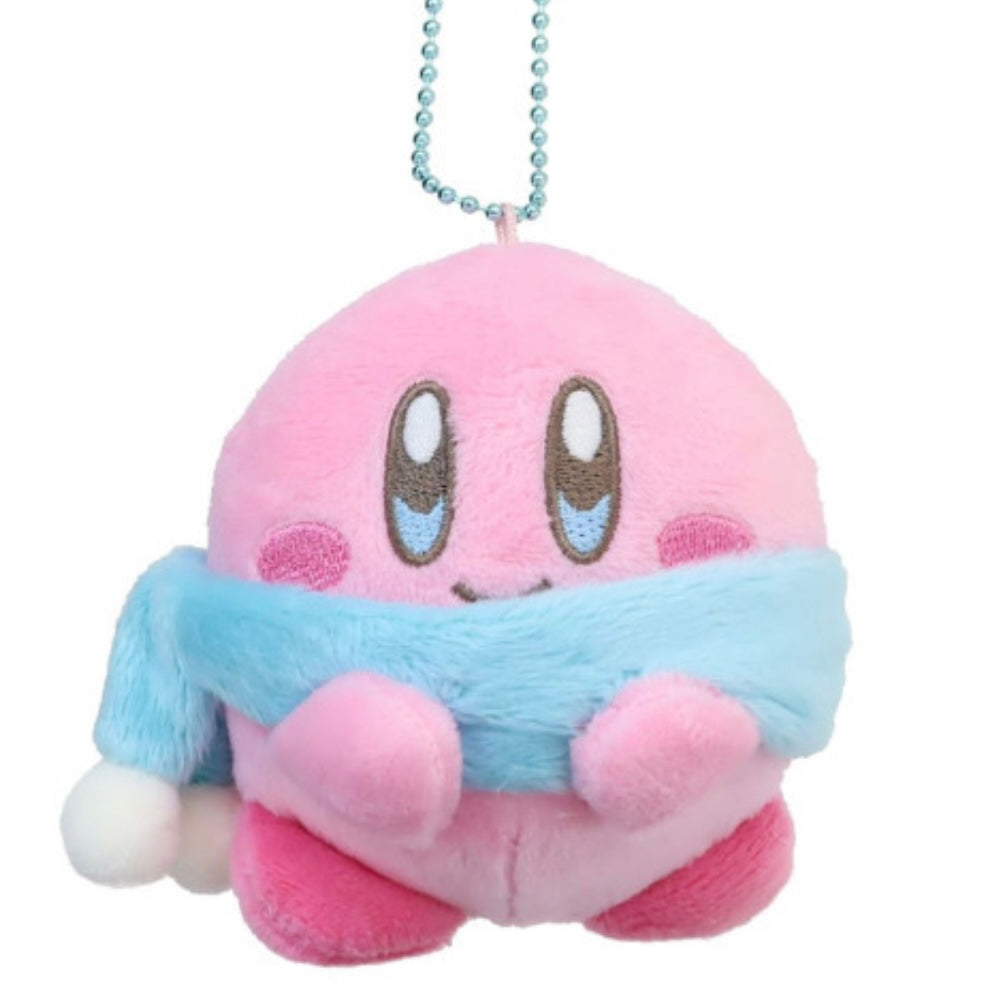 Kirby｜冬日围巾卡比挂件｜约100x120x75mm