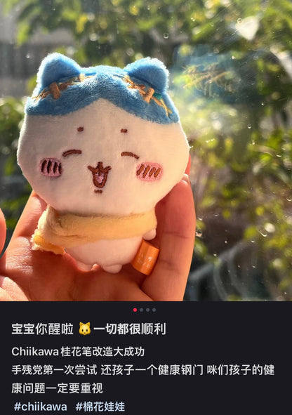 Chiikawa 吉伊卡哇｜金木犀桂花系列限定公仔笔/可改造成小公仔/笔身变身小围巾｜0.7mm