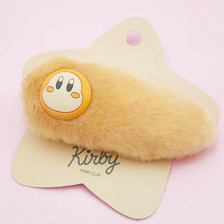 Kirby｜ Fluffy Hair Clip｜W80 x H40mm approx.