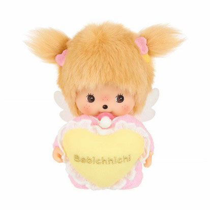 【limit 1】Monchhichi｜Love Happy Angel Bebichhichi Plush Doll｜ S/16 x 10 x 7cm approx.