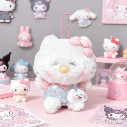 Sanrio｜Howa Koro Club Mascot Holder /Plush Keychain｜H13 approx.