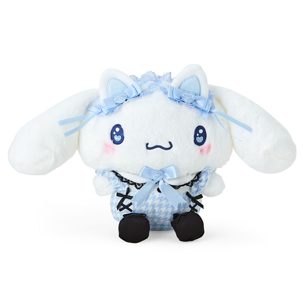 Sanrio三丽鸥｜ Dream Ribbon Plush Toy梦幻蕾丝蝴蝶结千鸟格女仆地雷系毛绒玩偶/公仔｜约 W17.5×D14×H24cm