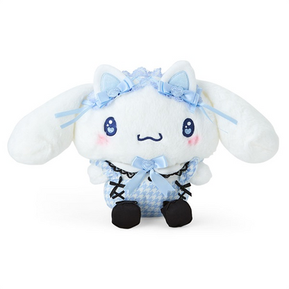 Sanrio三丽鸥｜ Dream Ribbon Plush Toy梦幻蕾丝蝴蝶结千鸟格女仆地雷系毛绒玩偶/公仔｜约 W17.5×D14×H24cm