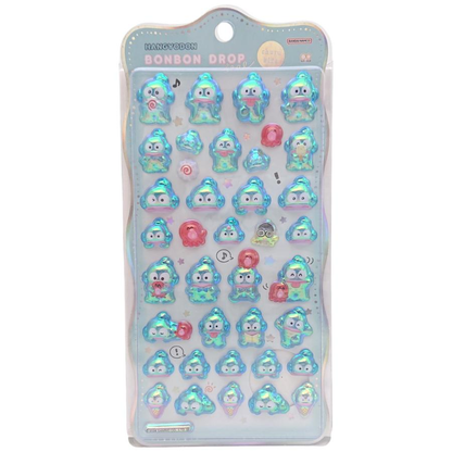Sanrio｜Bonbon Drop Puffy 3D Stickers｜W95 x H175 x D6mm approx.