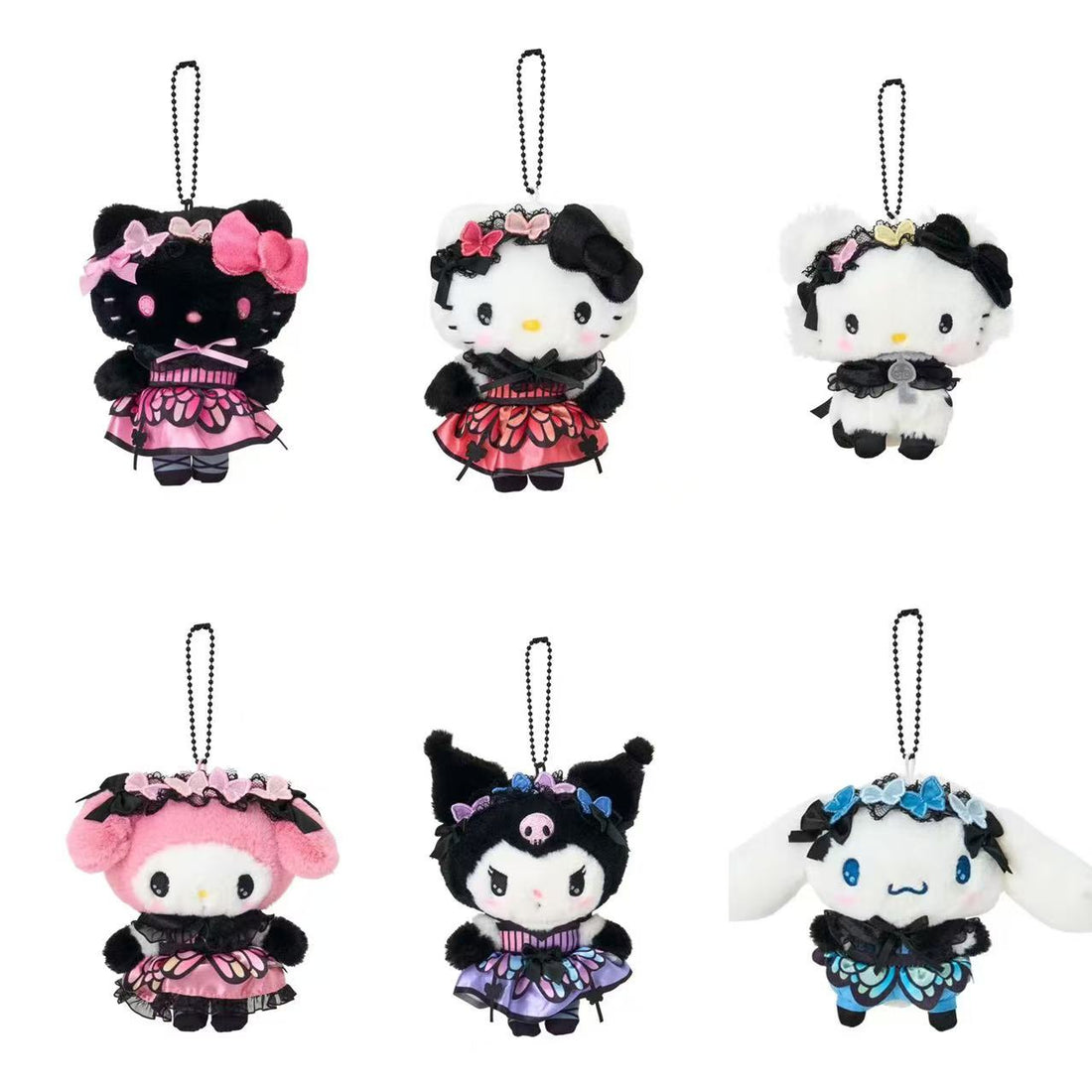 Sanrio｜Butterfly Mascot Holder /Plush Keychain｜11.5×7×15cm approx.