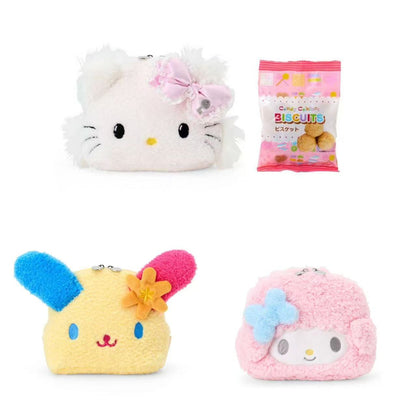 Sanrio｜Face-shaped Pouch with Snack｜17×5×13cm approx.
