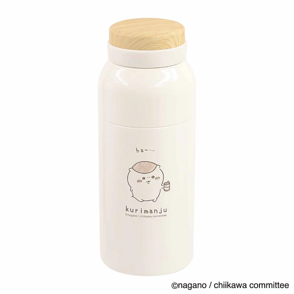 chiikawa｜真空不锈钢木盖便携保温保冷杯｜350ml