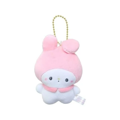 Sanrio｜Mochimochi Panda Mascot Holder /Plush Keychain｜H105×W105×D45mm approx.