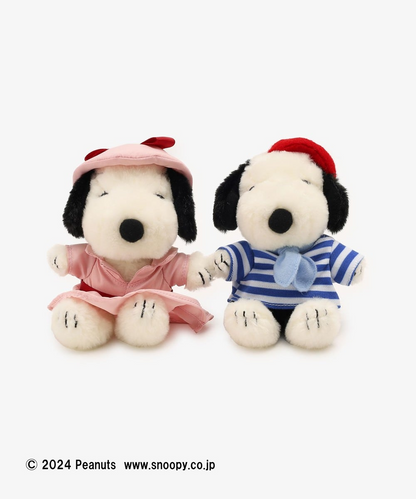 Snoopy史努比｜PEANUTS x Afternoon Tea下午茶联名巴黎铁塔系列玩偶套组｜6个1组谢谢
