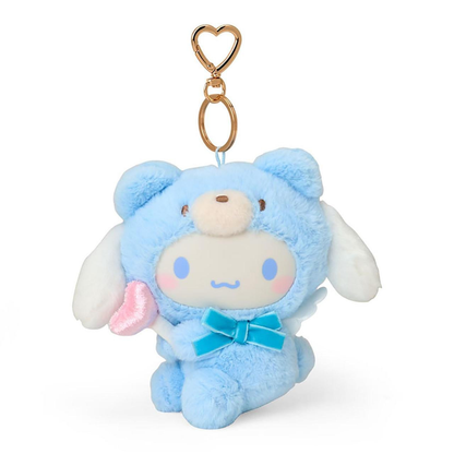 Sanrio｜Fluffy Angel Bear Vinyl Mascot Holder /Plush Keychain｜15×8×14cm approx.