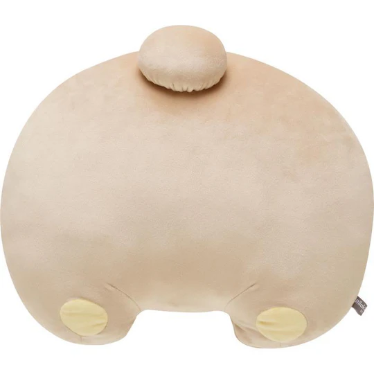 Rilakkuma轻松熊｜BASIC RILAKKUMA Favorite Things Cushion Bottom Die-cut San-X可爱角色超好rua屁屁造型抱枕/靠垫｜约280×350×150mm