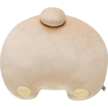 Rilakkuma轻松熊｜BASIC RILAKKUMA Favorite Things Cushion Bottom Die-cut San-X可爱角色超好rua屁屁造型抱枕/靠垫｜约280×350×150mm