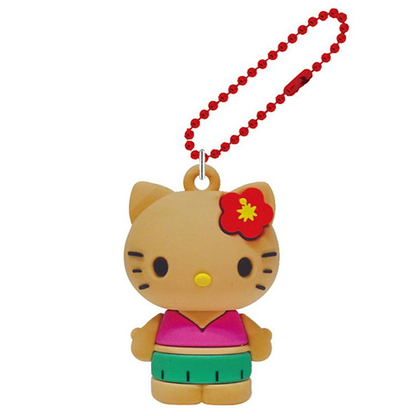 Hello kitty｜Y2K Tan PVC Keychain｜45×30×25mm approx.
