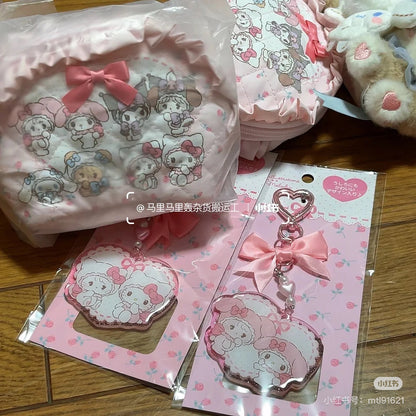 Sanrio｜Mikko Illustrations Characters Acrylic Keychain｜7.5cmx 5cm approx.