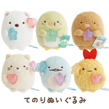 Sumikko gurashi｜Gummy Gummy Party Hand-held Plush Toy｜60×50×55mm approx.