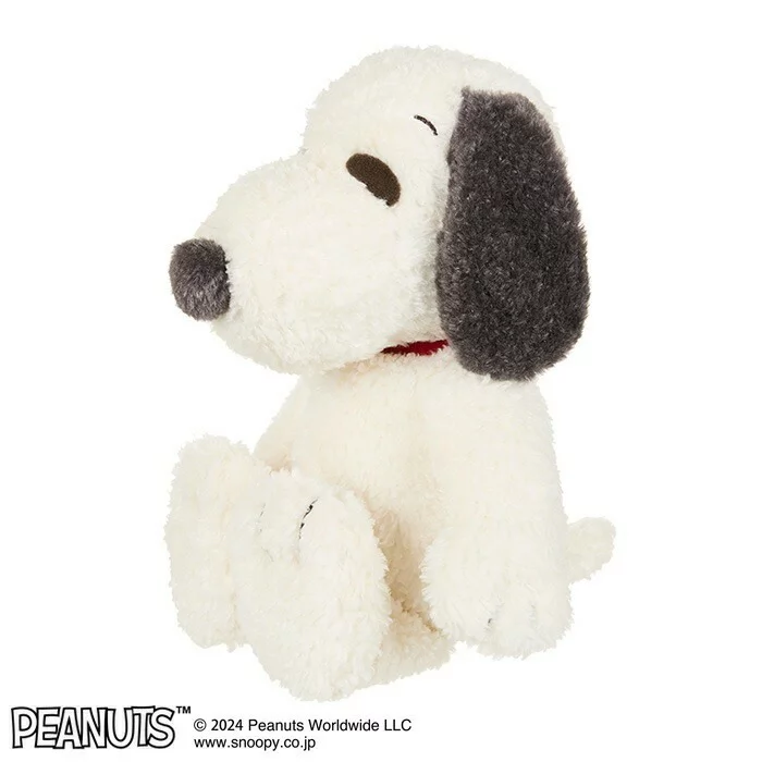Snoopy史努比｜PEANUTS Hello! MY Snoopy Plush M Size我的史努比系列中号毛绒玩偶/公仔｜约H38×W25×D15cm（座高26cm）