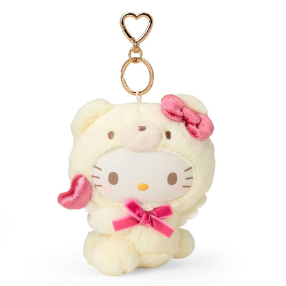 Sanrio｜Fluffy Angel Bear Vinyl Mascot Holder /Plush Keychain｜15×8×14cm approx.