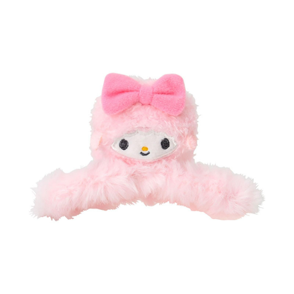Sanrio｜Fluffy Face Mascot Hair Claw Clip｜12×8×8cm approx.
