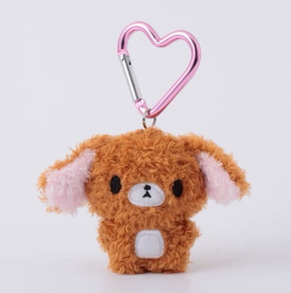 Sanrio｜Sugarbunnies Munyugurumi Heart-shaped Carabiner mini Mascot Holder /Plush Keychain｜H65ｍｍ approx.