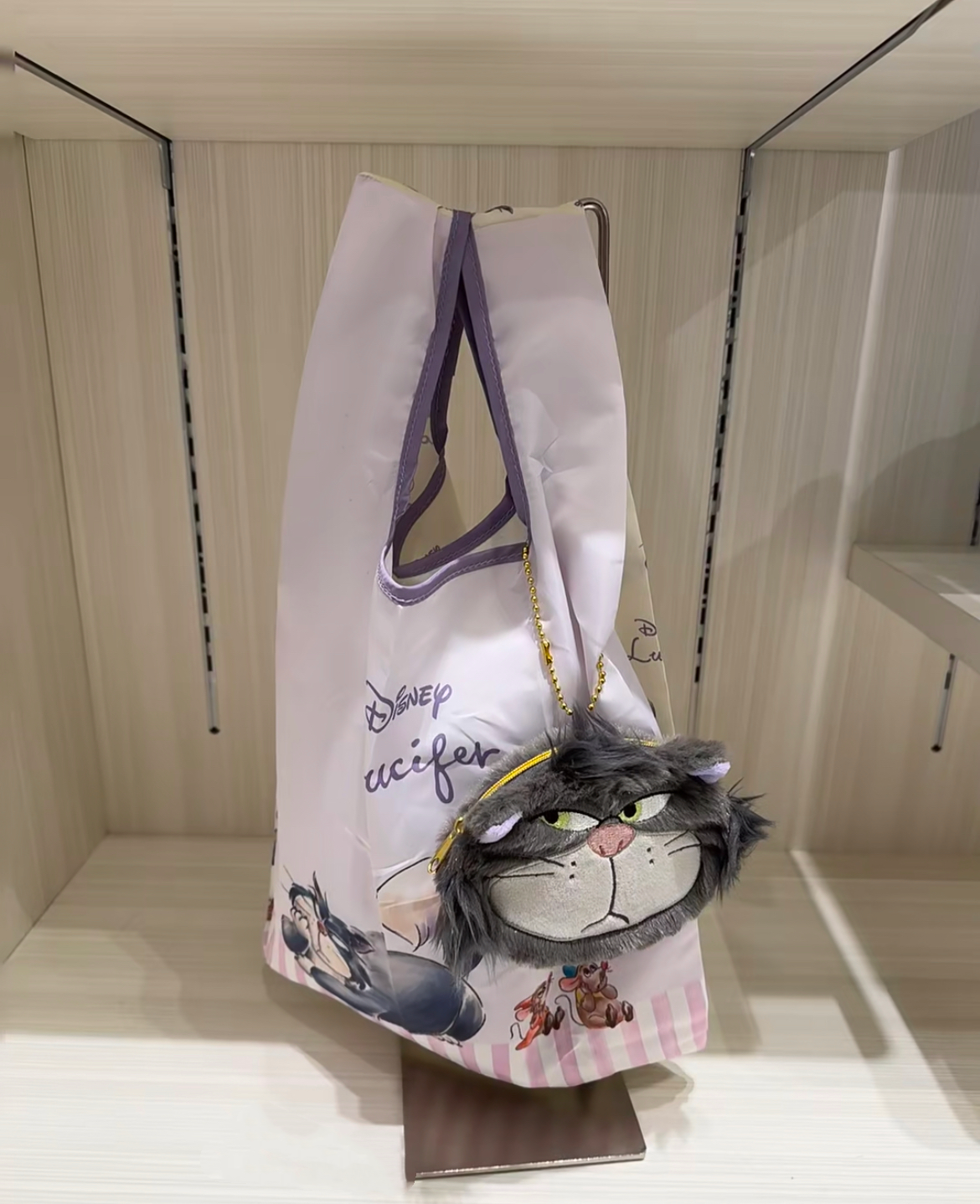 Disney｜ 2025 CAT DAY Cinderella Shopping Bag/Eco Bag with Pouch