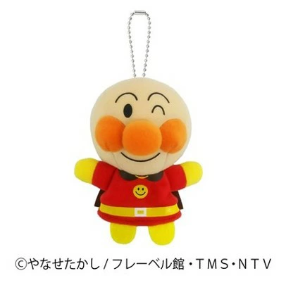 Anpanman｜Go! Anpanman Uncle Jam Fluffy Finger Puppet Mascot Holder /Plush Keychain｜W90 x H100 x D55mm aprox.