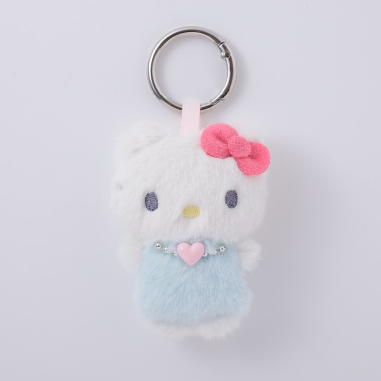 Sanrio｜Hello Kitty Mini Mascot Holder /Plush Keychain｜H70 mm approx.