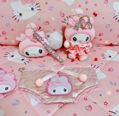 Sanrio｜Twin Idol Flat Pouch｜19.5×1×10.5cm approx.
