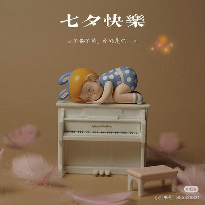 SylvanianFamilies｜Rabbit Sister with Piano Set-5139