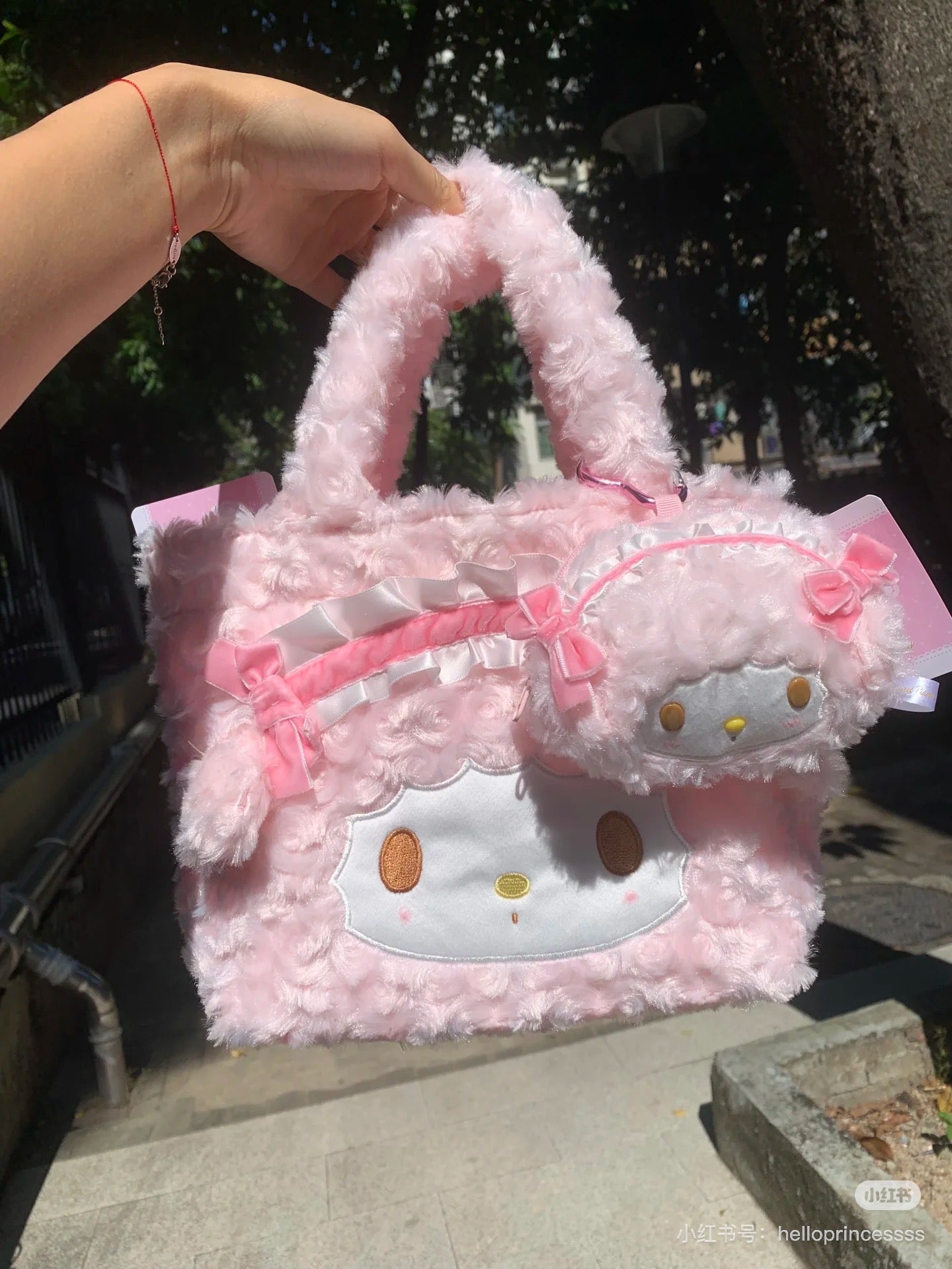 Sanrio｜My Sweet Piano Fluffy Tote Bag｜H210 x W300 x D90mm approx.
