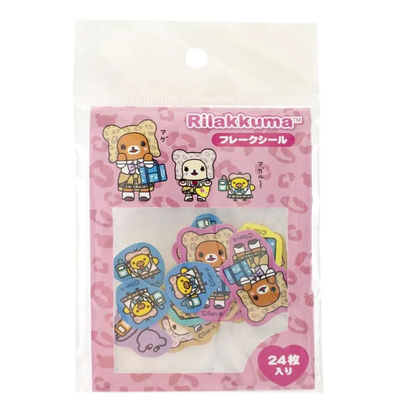 Rilakkuma｜Store 18th Anniversary Exclusive Sticker set｜24 piece