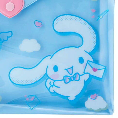 Sanrio｜玉桂狗信封造型透明扣式收纳袋｜26.5 x 20 x 3 cm