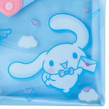 Sanrio｜玉桂狗信封造型透明扣式收纳袋｜26.5 x 20 x 3 cm