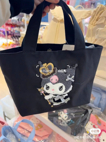 Sanrio｜Hello Kitty Tiny Chum Pink Flower Mini Tote Bag｜340×200×120mm approx.✔️