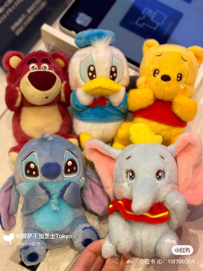 Disney｜哭唧唧/委屈屈限定毛绒挂件/包挂｜高さ約16×幅15.5×奥行き9.5(cm)