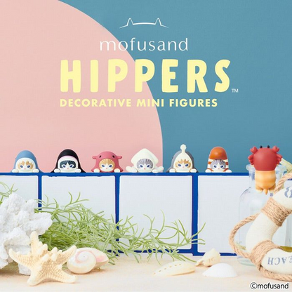 Mofusand｜HIPPERS Decorative Mini Figures Blind Box - Cat / Fruit/All 7 types｜1pcs